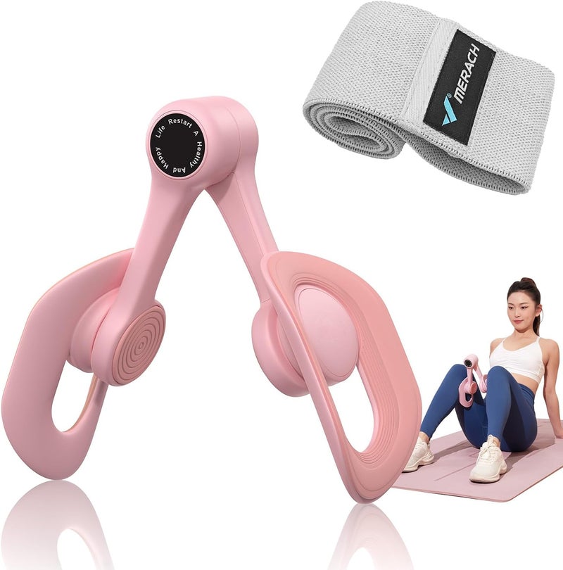 Merach Thigh Trainer, Pelvic Floor Muscle Trainer, Inner Thigh Exercise Workout Equipment for Home Gym, Pelvic Floor Strengthening Women - Image 1